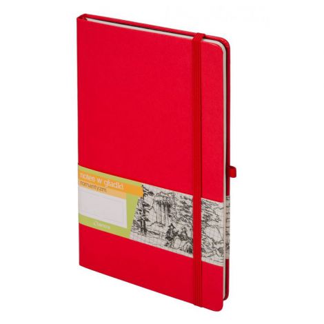 Notes Antra Romantyzm A5/80/80g gładki, Czerwony